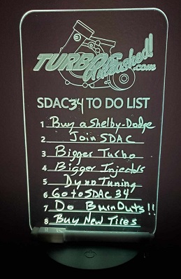 Turbos Unleashed SDAC To Do List